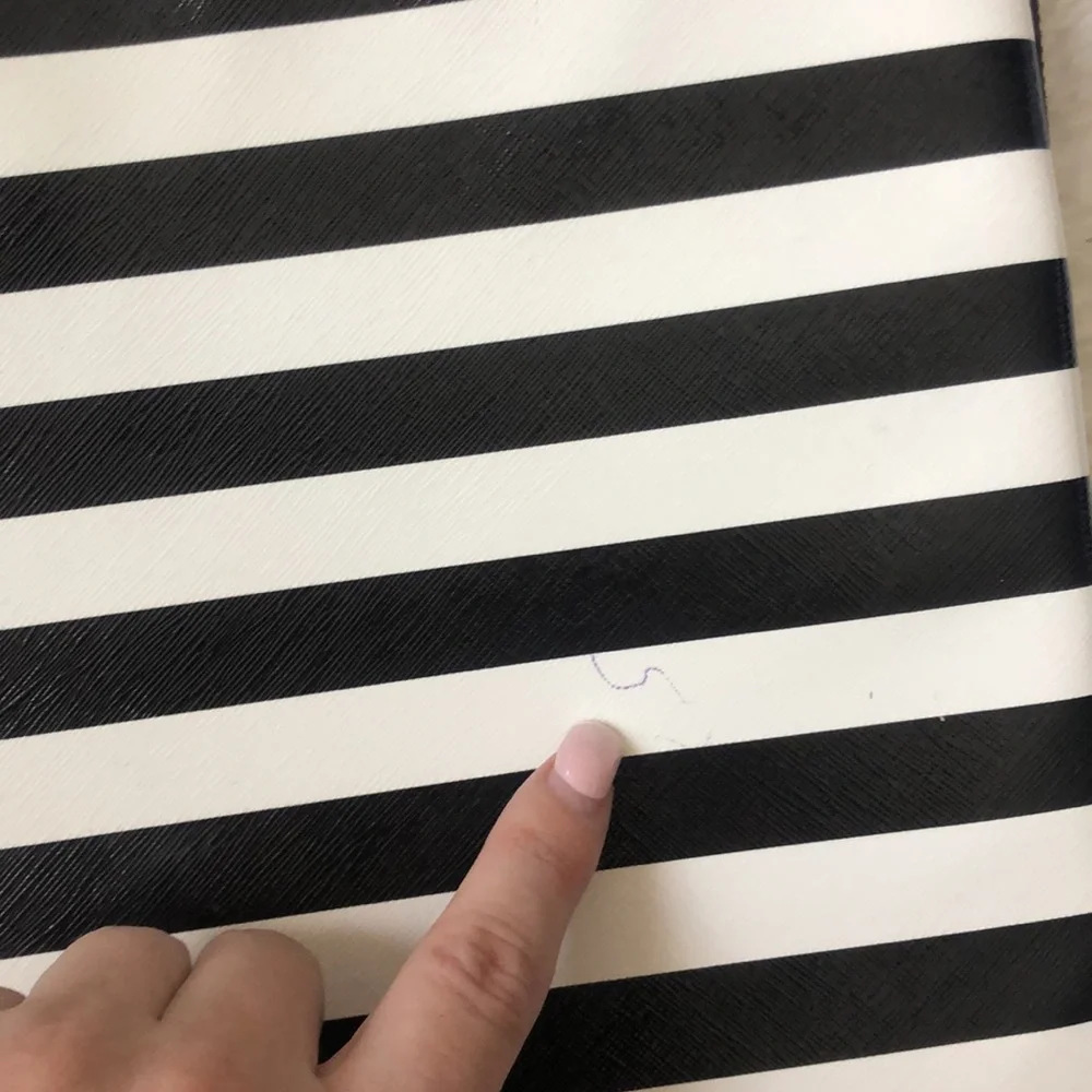 Kate Spade CREAM PATTERN VEGAN LEATHER LAPTOP BAG